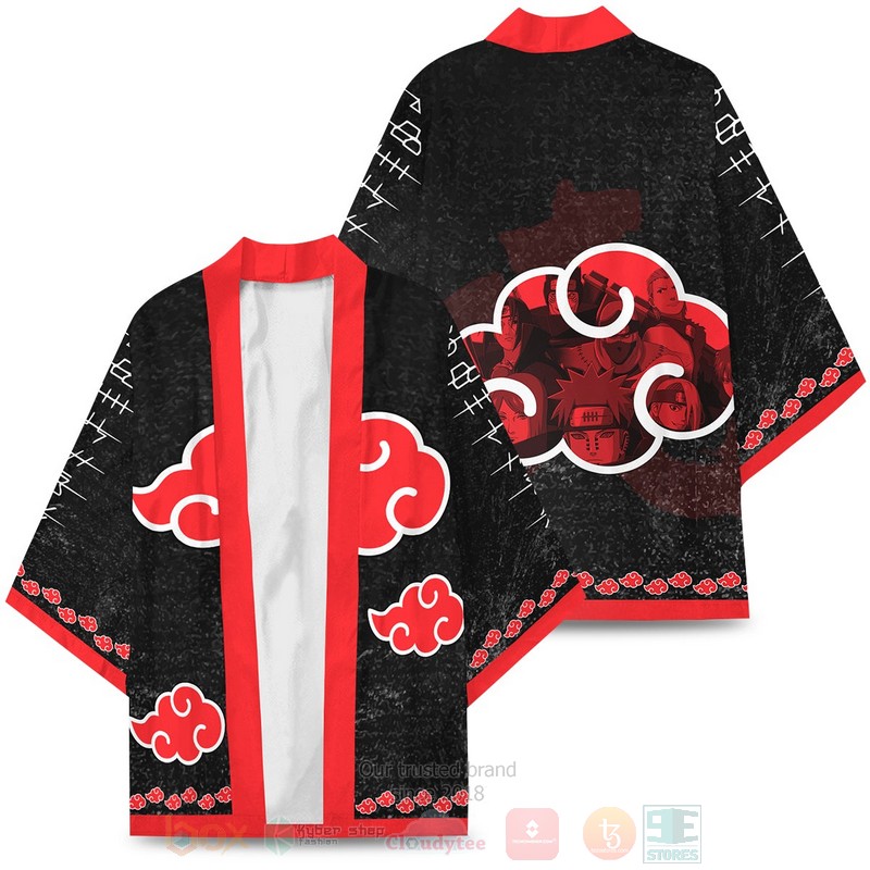 BEST Anime Akatsuki Warriors Naruto Japan 3D Print Kimono