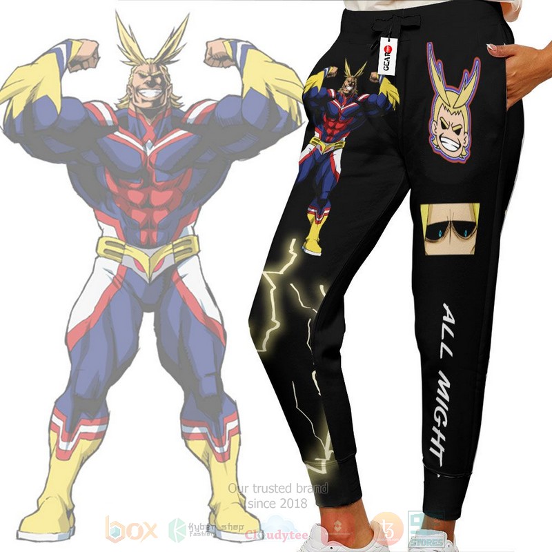 Anime All Might My Hero Academia Sweatpants 1