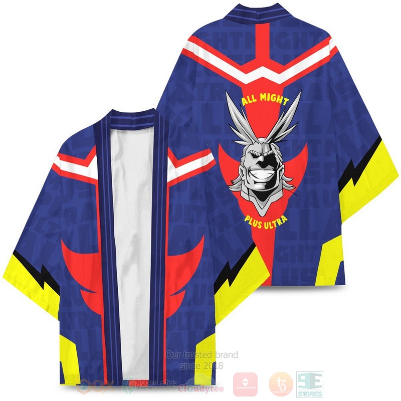 BEST Anime All Might Plus Ultra My Hero Academia Japan 3D Print Kimono