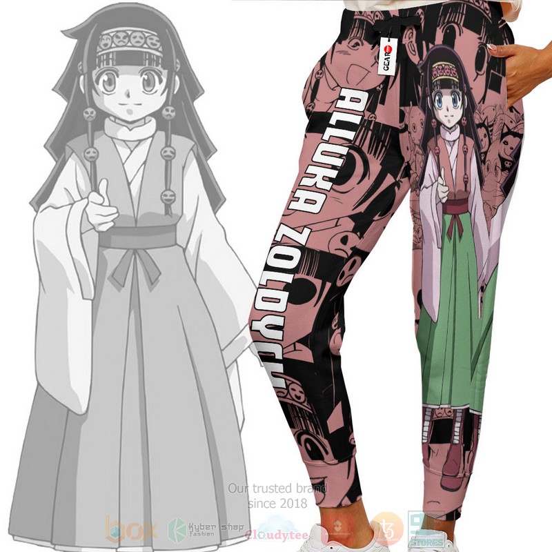 Anime Alluka Zoldyck Hunter x Hunter Mix Gifts for Otaku Sweatpants 1