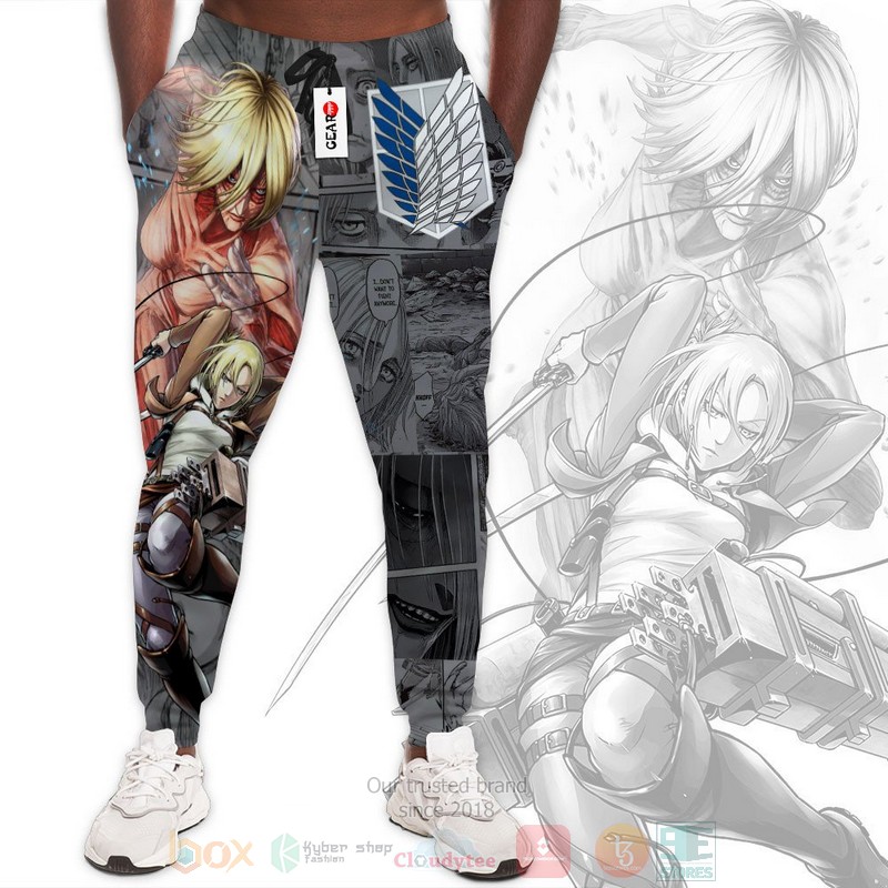 Anime Annie Leonhart Attack On Titan Sweatpants