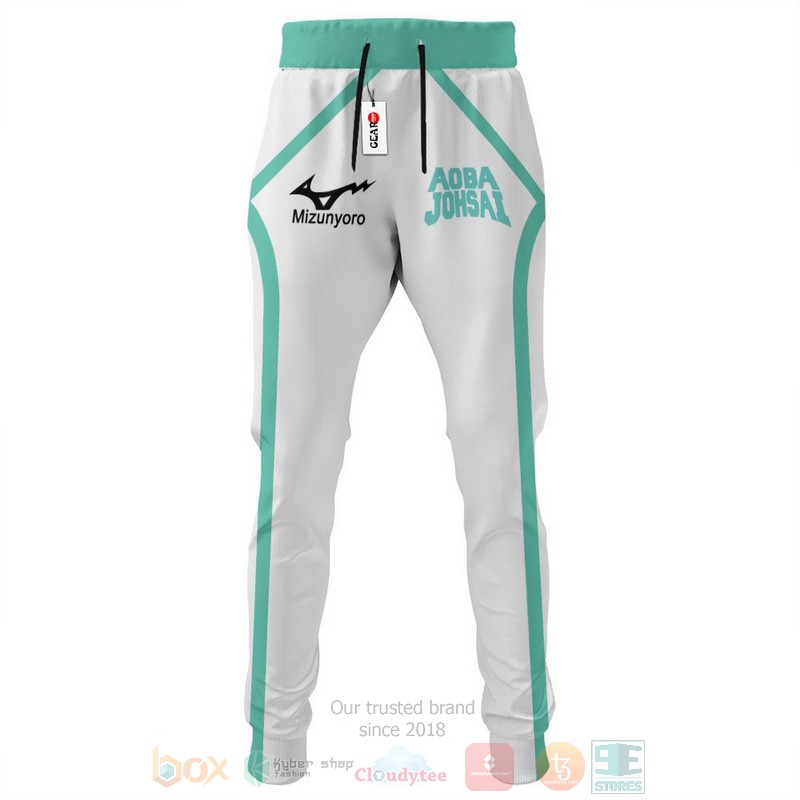Anime Aoba Johsai Uniform Haikyuu Sweatpants