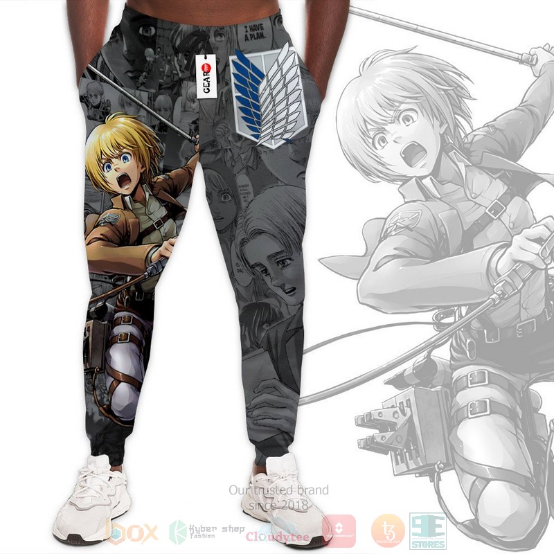 Anime Armin Arlelt Attack On Titan Sweatpants