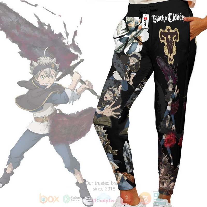 Anime Asta Black Clover Sweatpants 1