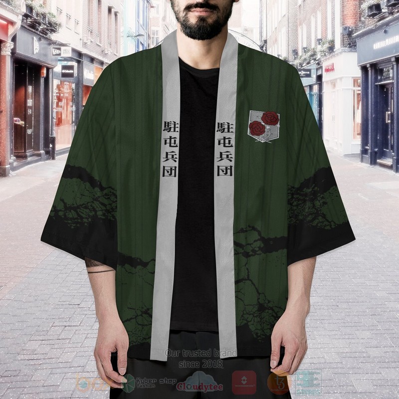 BEST Anime Attack on Titan Garrison Japan 3D Print Kimono word3