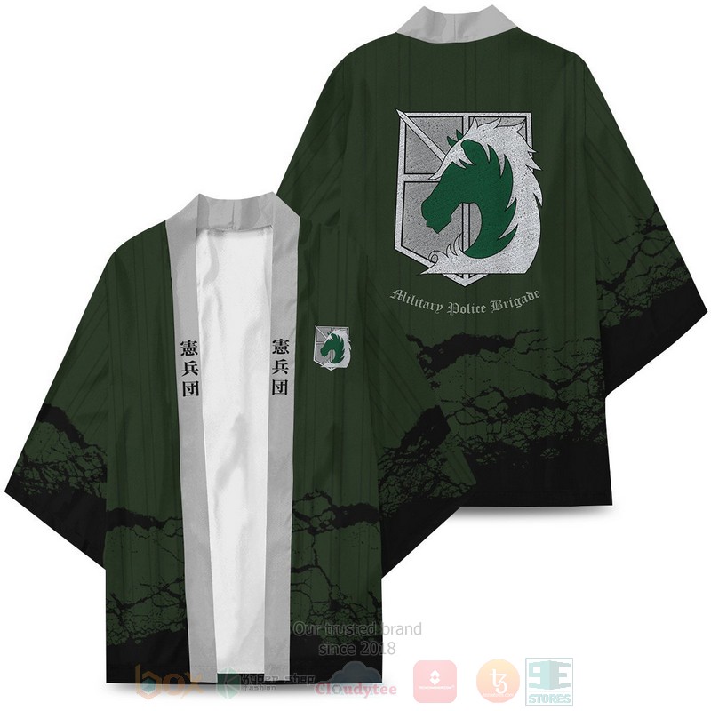 BEST Anime Attack on Titan Military Police Japan 3D Print Kimono