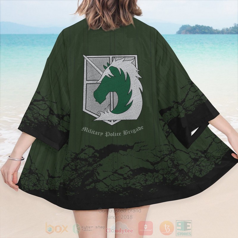 BEST Anime Attack on Titan Military Police Japan 3D Print Kimono word2