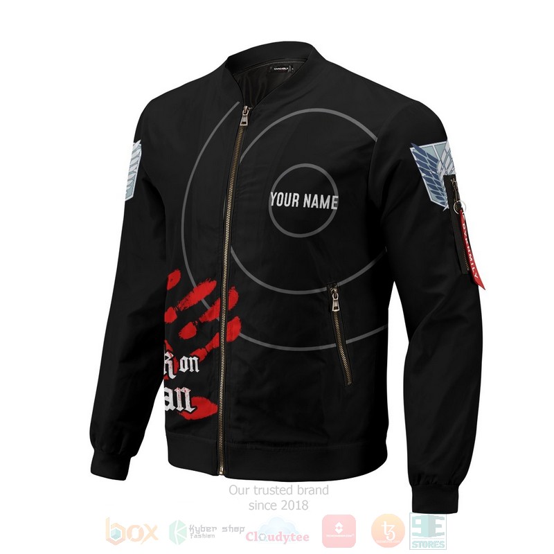 Anime Attack on Titan Skilled Corps Soldier Personalized Bomber Jacket 1 2 3 4