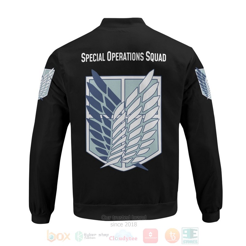 Anime Attack on Titan Skilled Corps Soldier Personalized Bomber Jacket 1 2 3 4 5 6 7 8