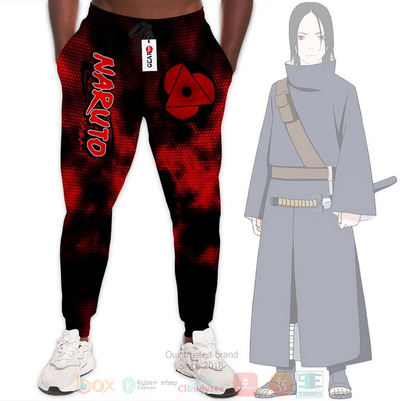 Anime Baru Uchiha Mangekyo Sharingan Naruto Sweatpants