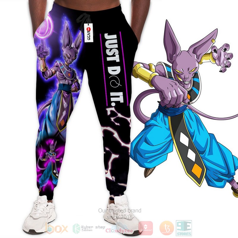 Anime Beerus Sama Just Do It Dragon Ball Sweatpants