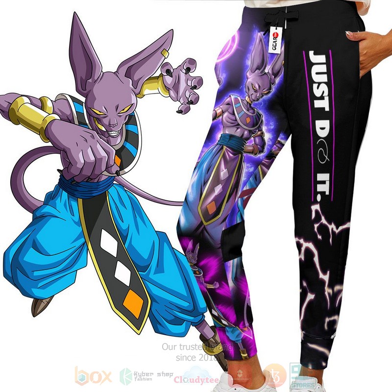 Anime Beerus Sama Just Do It Dragon Ball Sweatpants 1