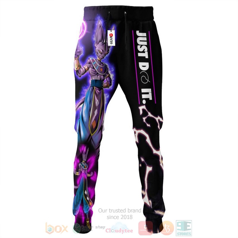BEST Anime Beerus Sama Just Do It Dragon Ball All Over Print Long Pants 3 Anime Beerus Sama Just Do It Dragon Ball Sweatpants 1 2