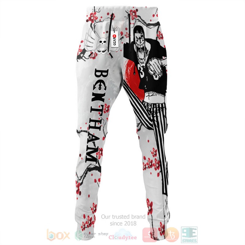 BEST Anime Bentham One Piece All Over Print Long Pants 4 Anime Bentham One Piece Sweatpants 1 2 3