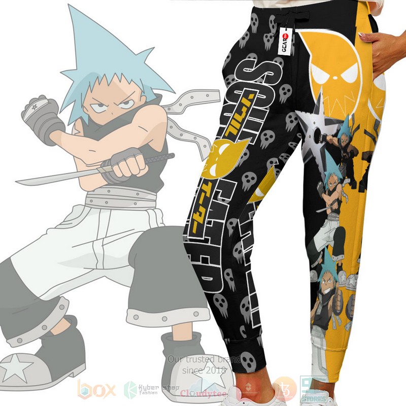 Anime Black Star Soul Eater Sweatpants 1