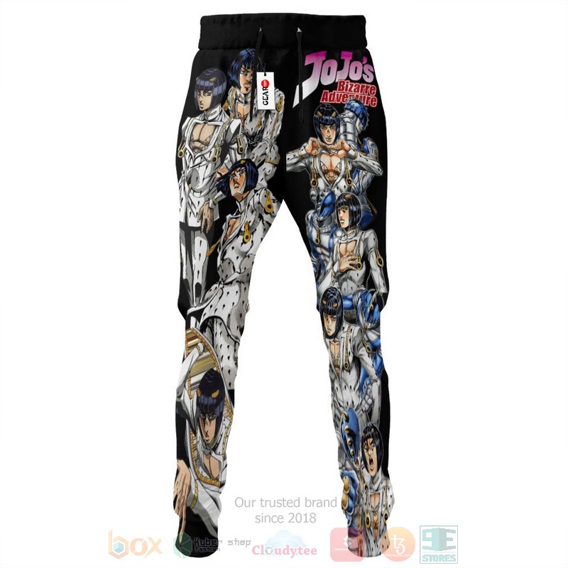 BEST Anime Bruno Bucciarati JoJo's Adventures bizarre adventure All Over Print Long Pants 3 Anime Bruno Bucciarati JoJos Adventures bizarre adventure Sweatpants 1 2