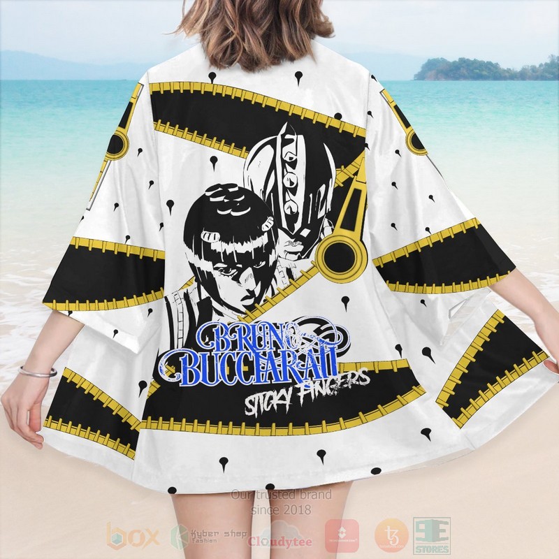 BEST Anime Bruno Sticky Finger JoJo's Japan 3D Print Kimono 6 BEST Anime Bruno Sticky Finger JoJo's Japan 3D Print Kimono word1
