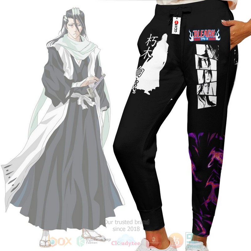 Anime Byakuya Kuchiki BL Sweatpants 1