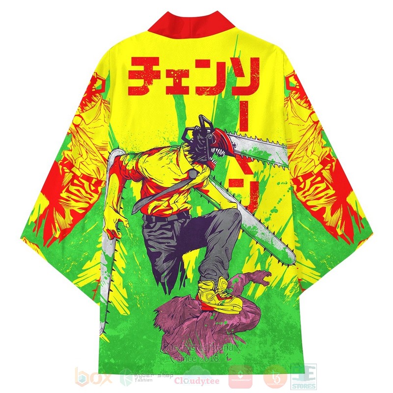 BEST Anime Chainsaw Man Japan 3D Print Kimono 4 BEST Anime Chainsaw Man Japan 3D Print Kimono word3