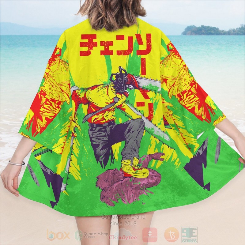 BEST Anime Chainsaw Man Japan 3D Print Kimono 6 BEST Anime Chainsaw Man Japan 3D Print Kimono word3