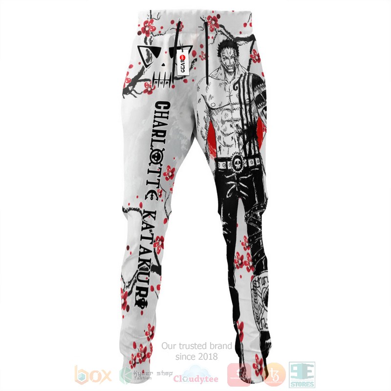 BEST Anime Charlotte Katakuri One Piece All Over Print Long Pants 4 Anime Charlotte Katakuri One Piece Sweatpants 1 2 3