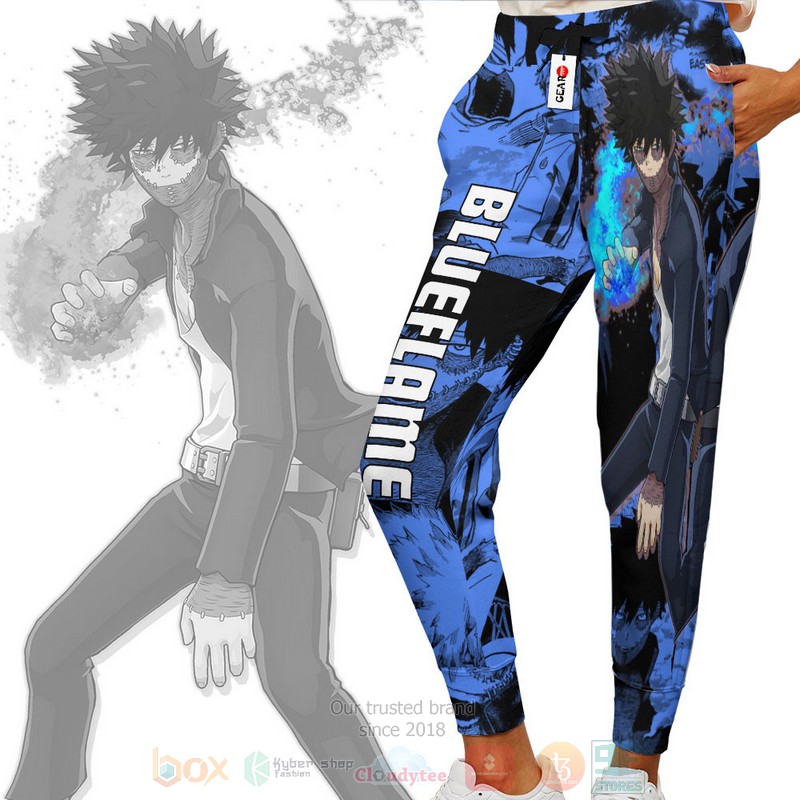 Anime Dabi My Hero Academia Blue Flame Sweatpants 1