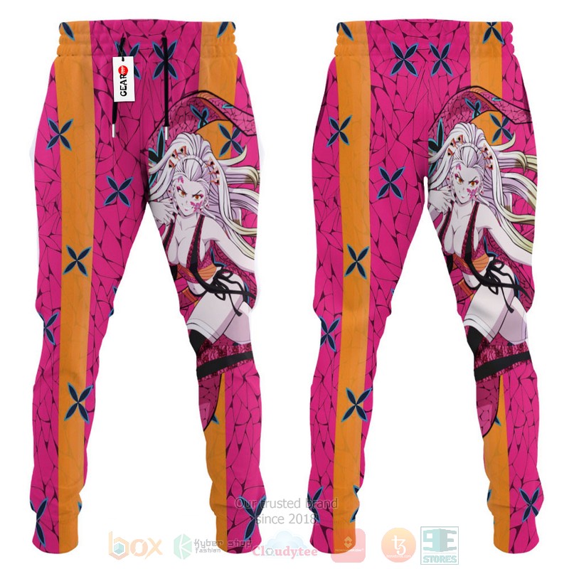 BEST Anime Daki Kimetsu All Over Print Long Pants 4 Anime Daki Kimetsu Sweatpants 1 2 3