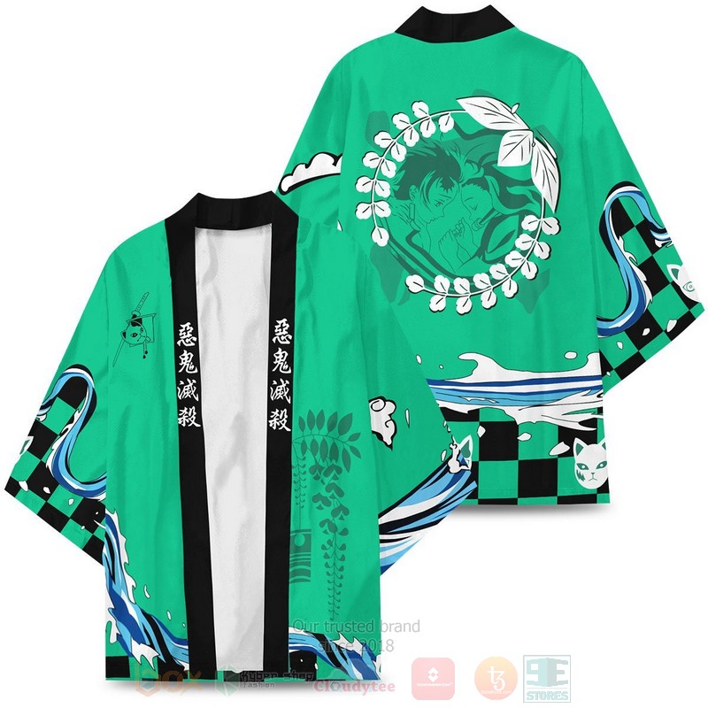 BEST Anime Dance of Fire and Water Demon Slayer Japan 3D Print Kimono