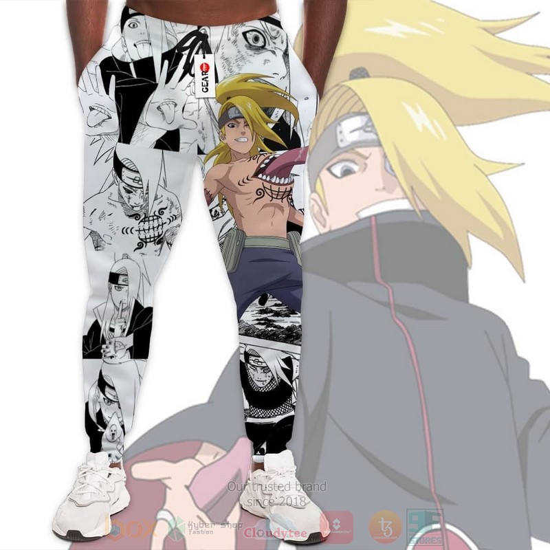 Anime Deidara Naruto Mangan Sweatpants