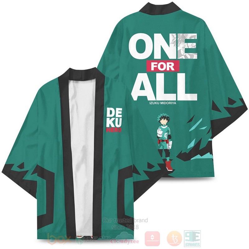BEST Anime Deku One for all My Hero Academia Japan 3D Print Kimono
