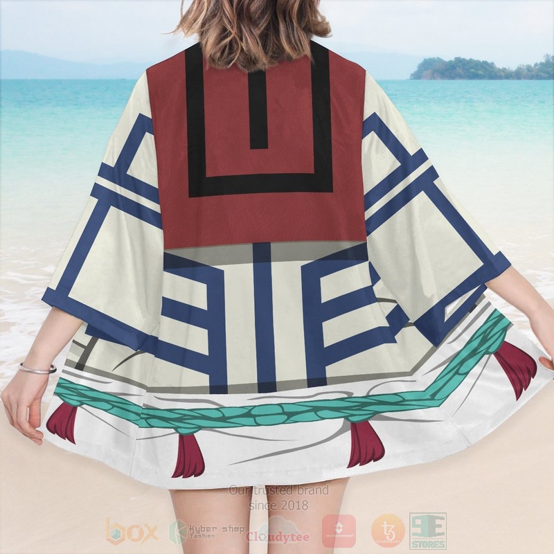 BEST Anime Demon Akaza Kimetsu no Yaiba Japan 3D Print Kimono word3