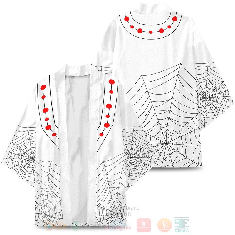 BEST Anime Demon Rui Kimetsu no Yaiba Japan 3D Print Kimono