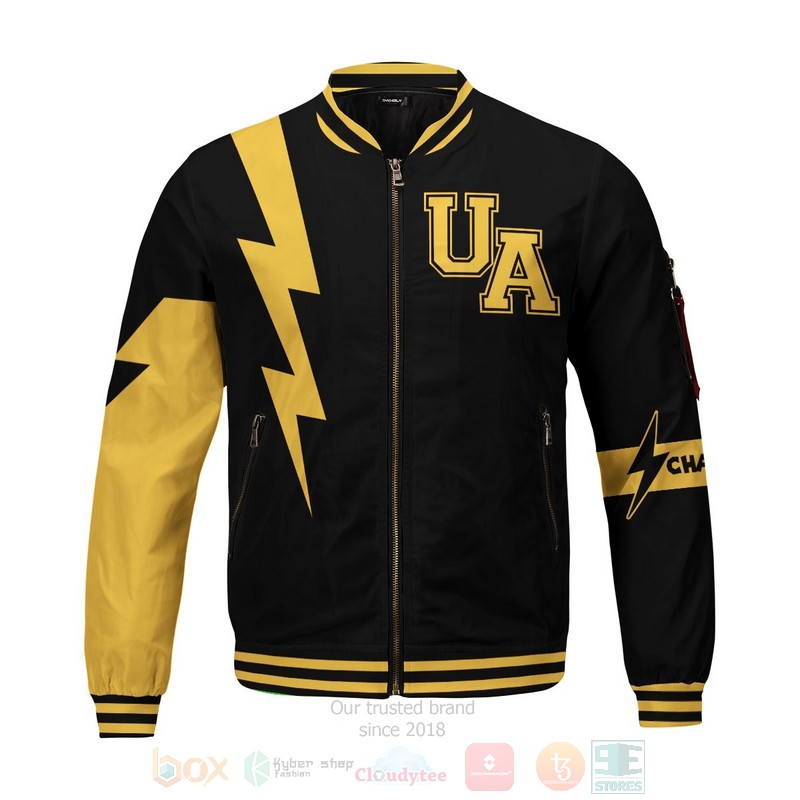 BEST Anime Denki Chargebolt 3D Zipper Bomber Jacket 3 Anime Denki Chargebolt Bomber Jacket 1 2