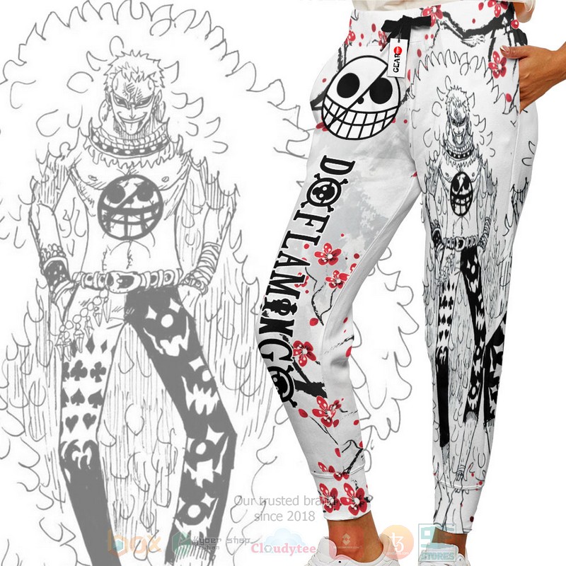 Anime Donquixote Doflamingo One Piece Sweatpants 1
