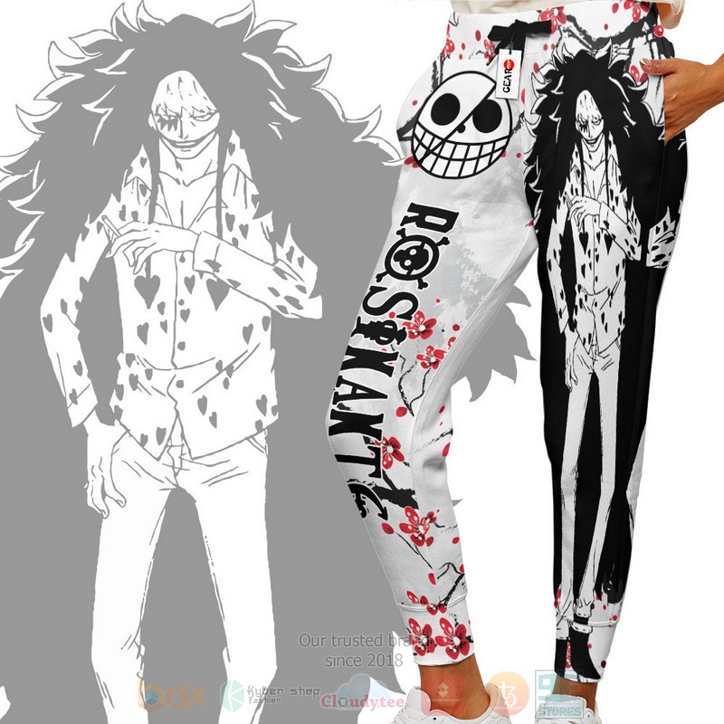 Anime Donquixote Rosinante One Piece Sweatpants 1