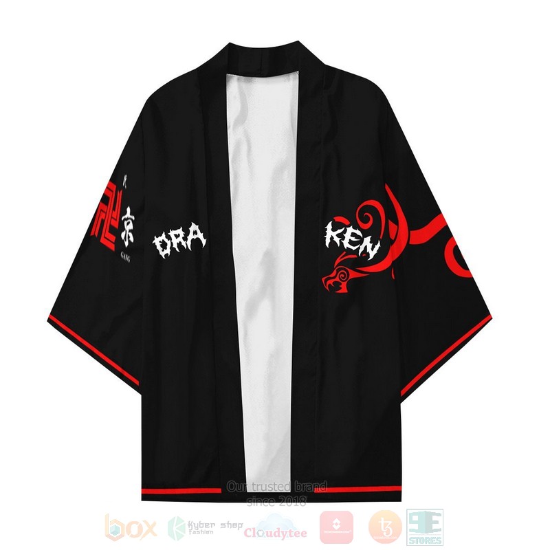 BEST Anime Draken Ryuguji Tokyo Revengers Black Japan 3D Print Kimono
