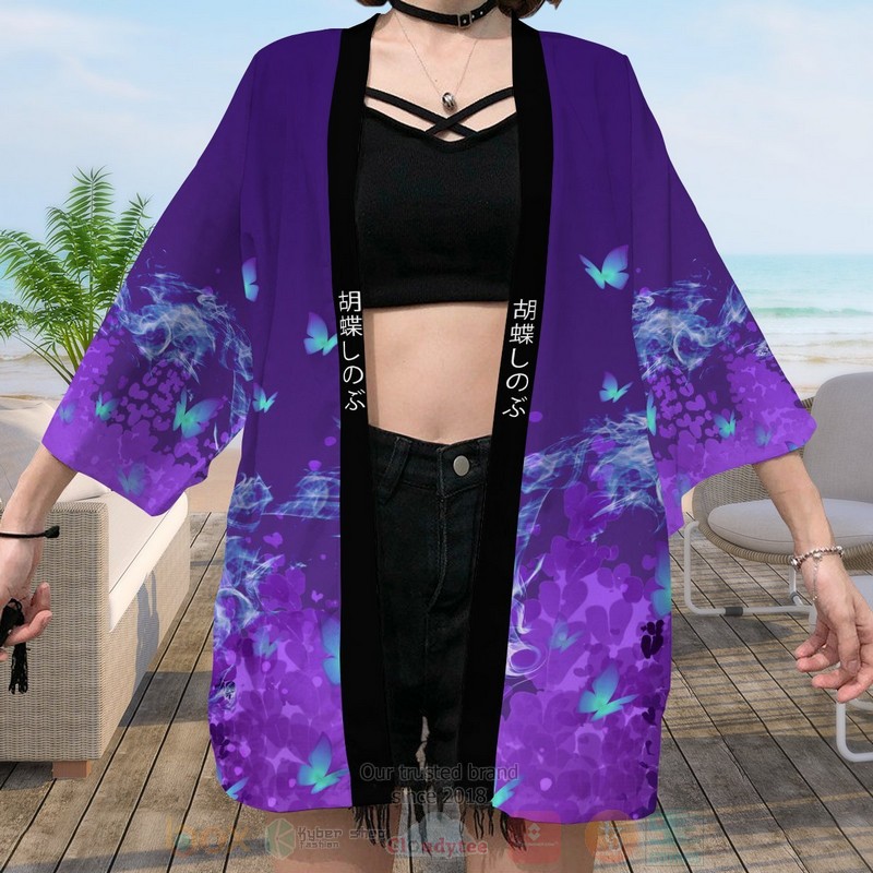 BEST Anime Dreamy Shinobu Kimetsu no Yaiba Japan 3D Print Kimono 4 BEST Anime Dreamy Shinobu Kimetsu no Yaiba Japan 3D Print Kimono word3