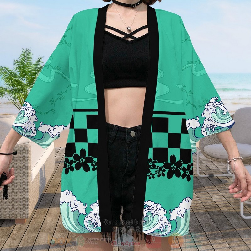 BEST Anime Dreamy Tanjiro Kimetsu no Yaiba Japan 3D Print Kimono 5 BEST Anime Dreamy Tanjiro Kimetsu no Yaiba Japan 3D Print Kimono word3