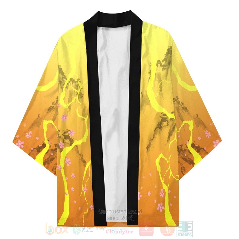 BEST Anime Dreamy Zenitsu Demon Slayer Japan 3D Print Kimono 3 BEST Anime Dreamy Zenitsu Demon Slayer Japan 3D Print Kimono word1