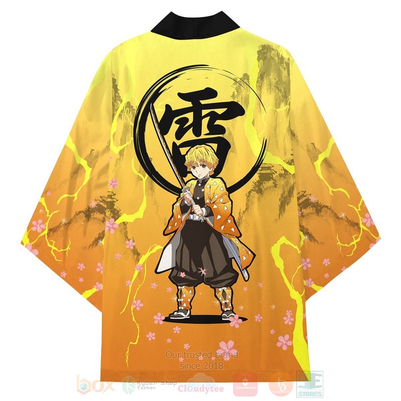 BEST Anime Dreamy Zenitsu Demon Slayer Japan 3D Print Kimono 4 BEST Anime Dreamy Zenitsu Demon Slayer Japan 3D Print Kimono word1