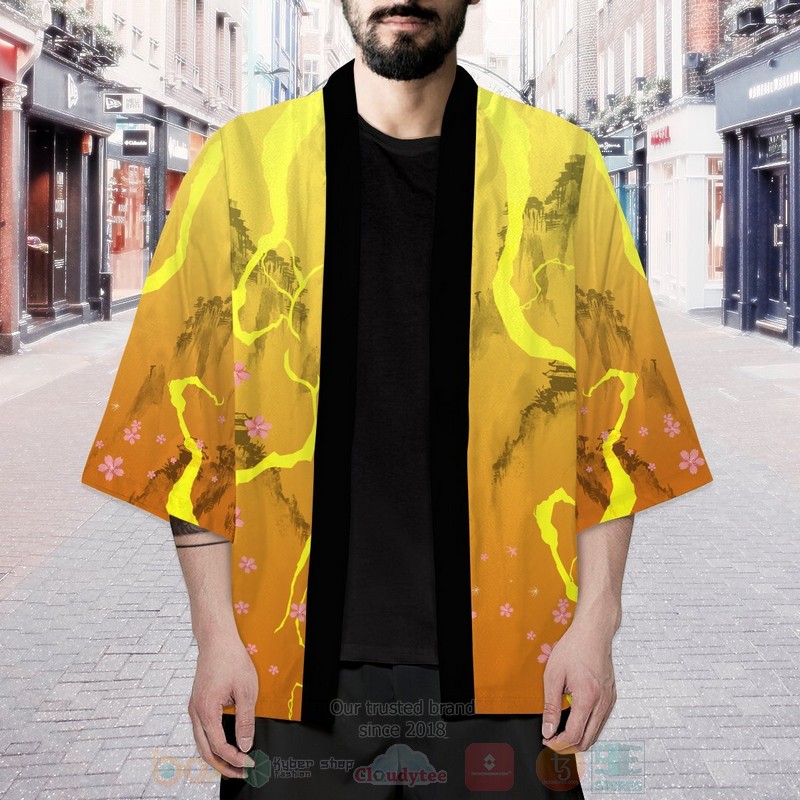 BEST Anime Dreamy Zenitsu Demon Slayer Japan 3D Print Kimono 7 BEST Anime Dreamy Zenitsu Demon Slayer Japan 3D Print Kimono word1