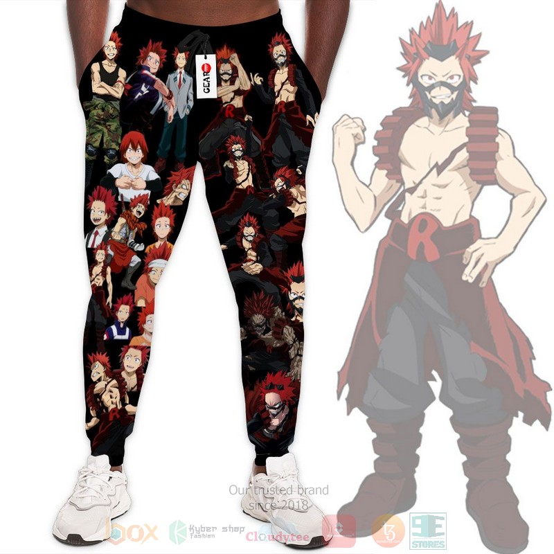 Anime Eijiro Kirishima My Hero Academia Sweatpants 1