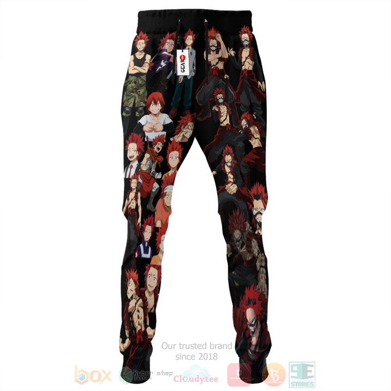 BEST Anime Eijiro Kirishima My Hero Academia All Over Print Long Pants 4 Anime Eijiro Kirishima My Hero Academia Sweatpants 1 2 3
