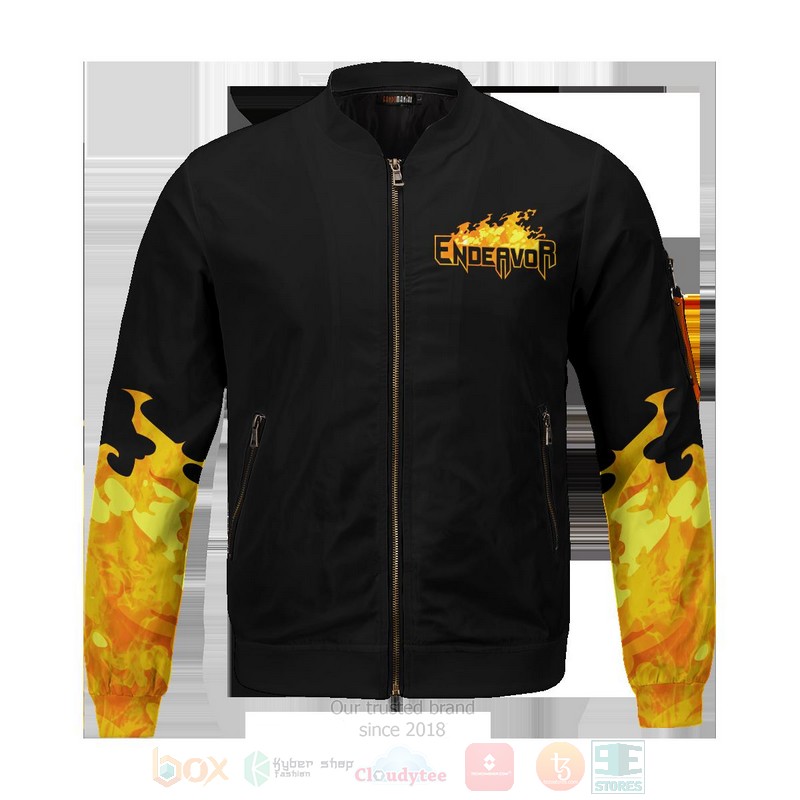 BEST Anime Endeavor Spirit 3D Zipper Bomber Jacket 3 Anime Endeavor Spirit Bomber Jacket 1 2