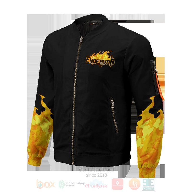 BEST Anime Endeavor Spirit 3D Zipper Bomber Jacket 4 Anime Endeavor Spirit Bomber Jacket 1 2 3