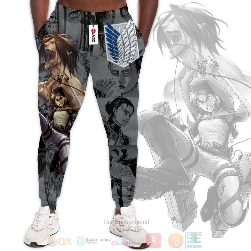 Anime Eren Jaeger Attack On Titan Sweatpants