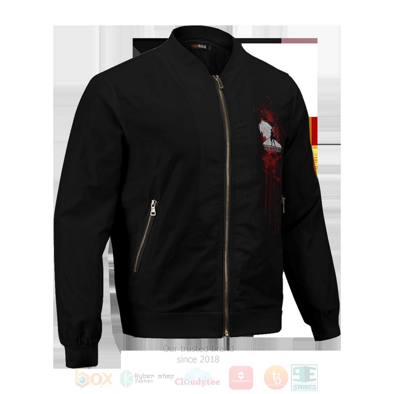 BEST Anime Eren Stwear 3D Zipper Bomber Jacket 5 Anime Eren Stwear Bomber Jacket 1 2 3 4