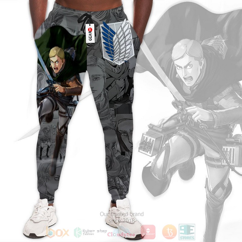 Anime Erwin Smith Attack On Titan Sweatpants