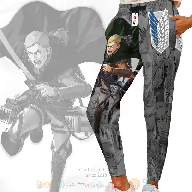 Anime Erwin Smith Attack On Titan Sweatpants 1