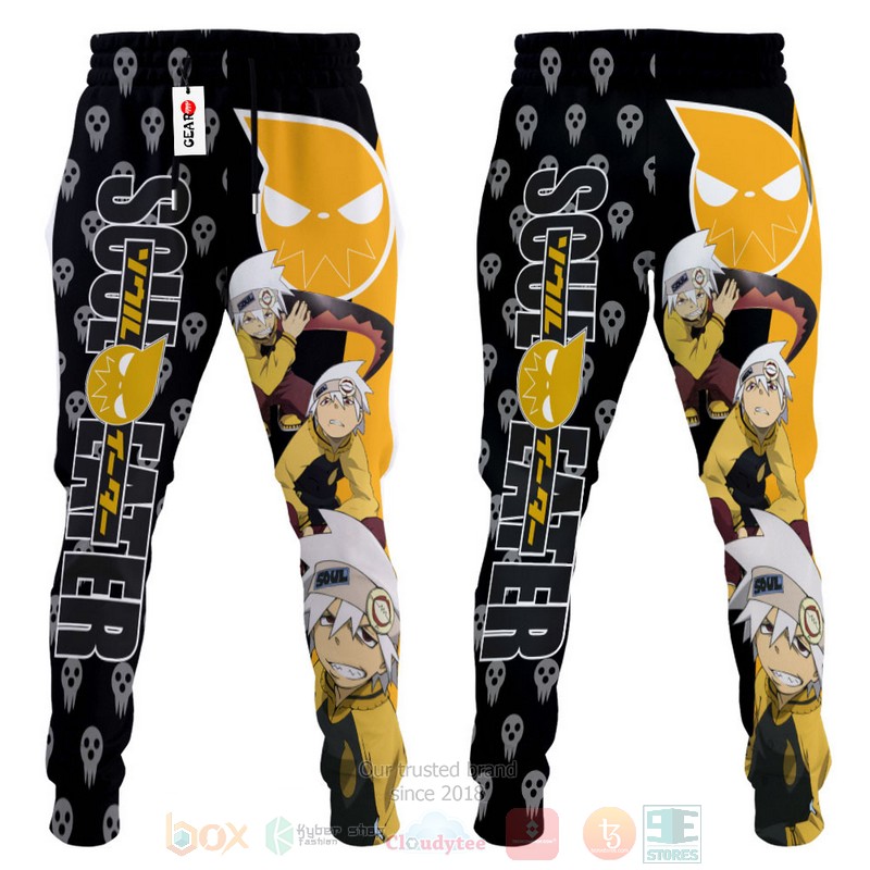 BEST Anime Evans Soul Eater Soul Eater All Over Print Long Pants 3 Anime Evans Soul Eater Soul Eater Sweatpants 1 2